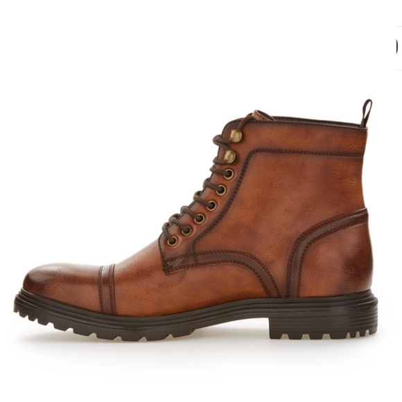 Brand New Men’s Perry Ellis Beacon Boot in Cognac size 9 - Picture 2 of 7